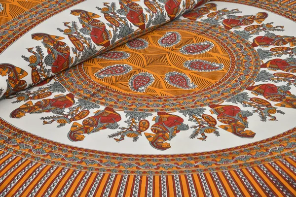 Brown_Cotton_Royal_Mandala_Harmony_Double_Bedsheet_With_Pillow_Cover_100_X_108_Cm
